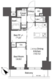 ＢｌｕＲｏｃｋ後楽園 1305 間取り図