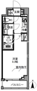エスレジデンス王子イースト 902 間取り図