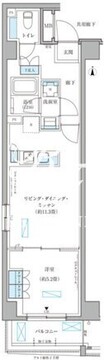 パークアクシス文京本郷 305 間取り図