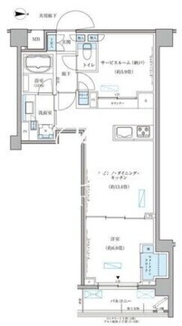 パークアクシス文京本郷 315 間取り図