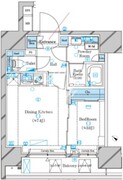 ガリシアレジデンス文京六義園 203 間取り図