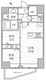 エスレジデンス目黒大岡山ブレサ 201 間取り図