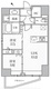 エスレジデンス目黒大岡山ブレサ 401 間取り図