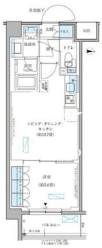 パークアクシス文京本郷 316 間取り図