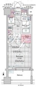 プレール・ドゥーク蔵前 207 間取り図