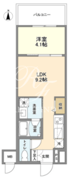 ミリアレジデンス東池袋 506 間取り図