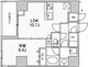 ウィーブベース上野ノース 201 間取り図