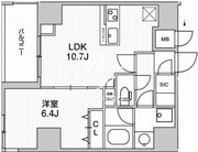 ウィーブベース上野ノース 301 間取り図