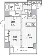 エスレジデンス新御徒町キアーロ 2A 間取り図