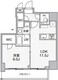 エスレジデンス新御徒町キアーロ 2B 間取り図