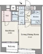 人形町デュープレックスリズ 1203 間取り図