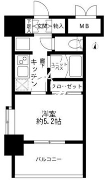 メインステージ南麻布4 402 間取り図