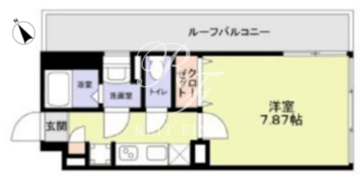 The Residence Ichigayadaimachi 402 間取り図