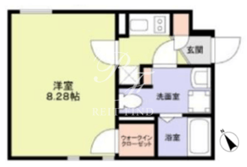 The Residence Ichigayadaimachi 204 間取り図