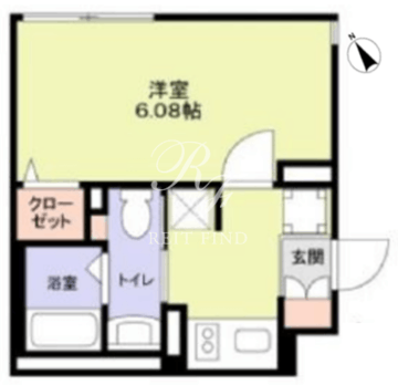 The Residence Ichigayadaimachi 203 間取り図