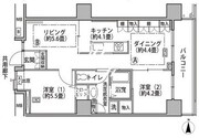 東雲キャナルコートCODAN 18-1209 間取り図