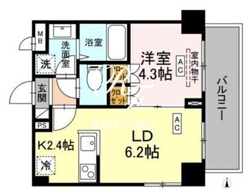 ロイジェント西新井 309 間取り図