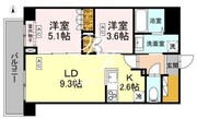 ロイジェント西新井 301 間取り図