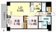 ロイジェント西新井 302 間取り図