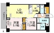 ロイジェント西新井 204 間取り図