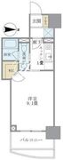 マイプレジール広尾 402 間取り図