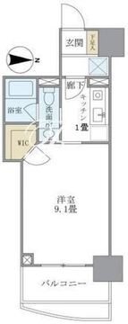 マイプレジール広尾 402 間取り図