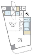 KDXレジデンス元浅草 1004 間取り図