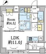 ドゥーエ五反田 301 間取り図
