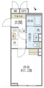 エクザム赤坂 101 間取り図
