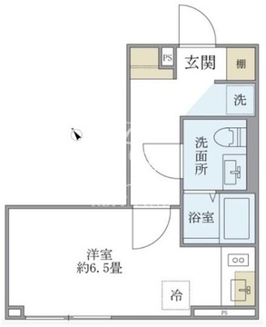 エクザム赤坂 102 間取り図