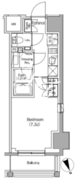 ザ・パークハビオ飯田橋プレイス 1201 間取り図