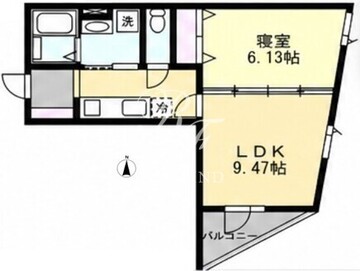 アンキ神宮前 203 間取り図