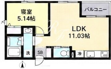アンキ神宮前 201 間取り図
