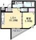 アンキ神宮前 204 間取り図