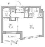 グランデュオ代沢5 102 間取り図