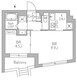 グランデュオ代沢5 102 間取り図
