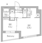 グランデュオ代沢5 402 間取り図