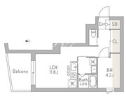 グランデュオ代沢5 403 間取り図