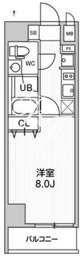 レオーネ南千住2 205 間取り図