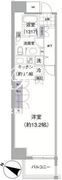 アビティ目黒 418 間取り図