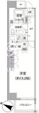 アビティ目黒 418 間取り図