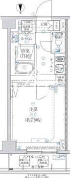 アルテシモグレイス 604 間取り図