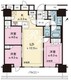 ザ・タワー十条 711 間取り図