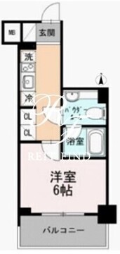 カスタリア大森3 405 間取り図