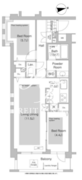 コンフォリア下落合 306 間取り図