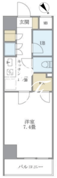 KDXレジデンス西新宿 206 間取り図