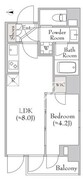 ルミーク大森 304 間取り図
