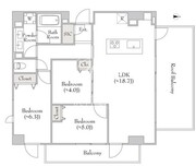 ルミーク大森 801 間取り図