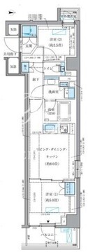 パークアクシス品川シーサイド 315 間取り図