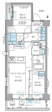 パークアクシス品川シーサイド 402 間取り図